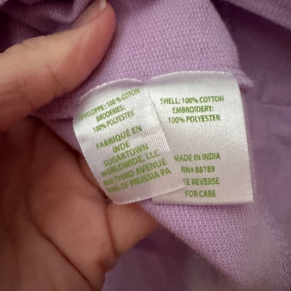 Lilly Pulitzer Aldean palm sweatshirt - Picture 9 of 9